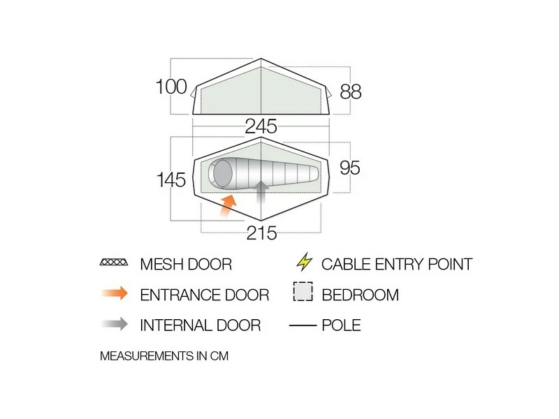 Vango Experience Tent Nevis 100 2 Vango Experience Tent Nevis 100 - Afbeelding 2