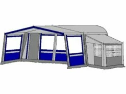 Te Velde Voortent De Wenne 310 Cm Blauw 6 Te Velde Voortent De Wenne 310 Cm Blauw -Kampeeruitrusting Verkoop 2024 1 2 te velde voortenten met uitbouw de wenne blauw7