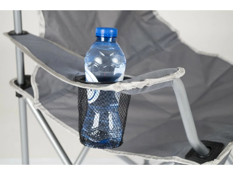 Camp Gear Stoel Opvouwbaar Grijs 4 Camp Gear Stoel Opvouwbaar Grijs - Afbeelding 4