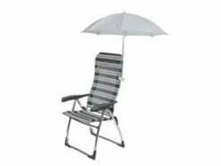 Bo-Camp Stoelparasol Universeel Ø 106cm Grijs