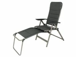 Eurotrail Voetenbank Jura Gepolsterd Textil Antraciet