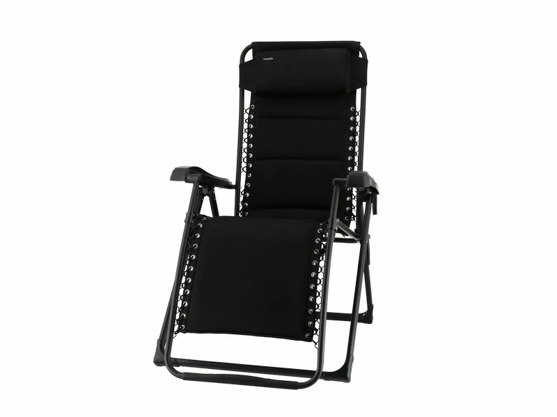 Travellife Barletta Stoel Relax Zwart 2 Travellife Barletta Stoel Relax Zwart - Afbeelding 2