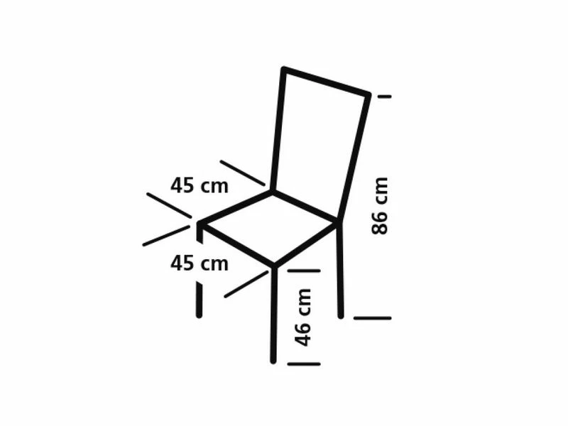 Eurotrail Vouwstoel Kampala Dreamblue/black 3 Eurotrail Vouwstoel Kampala Dreamblue/black - Afbeelding 3