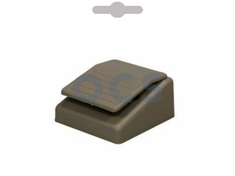 Comet Voetschakelaar Vierkant Beige 1 Comet Voetschakelaar Vierkant Beige