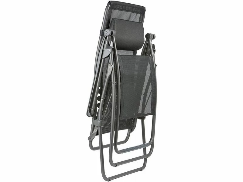 Lafuma RSXA Clip Batyline XL Relaxstoel Zwart 2 Lafuma RSXA Clip Batyline XL Relaxstoel Zwart - Afbeelding 2