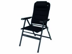 Eurotrail Chateau 3d-Mesh Campingstoel Zwart