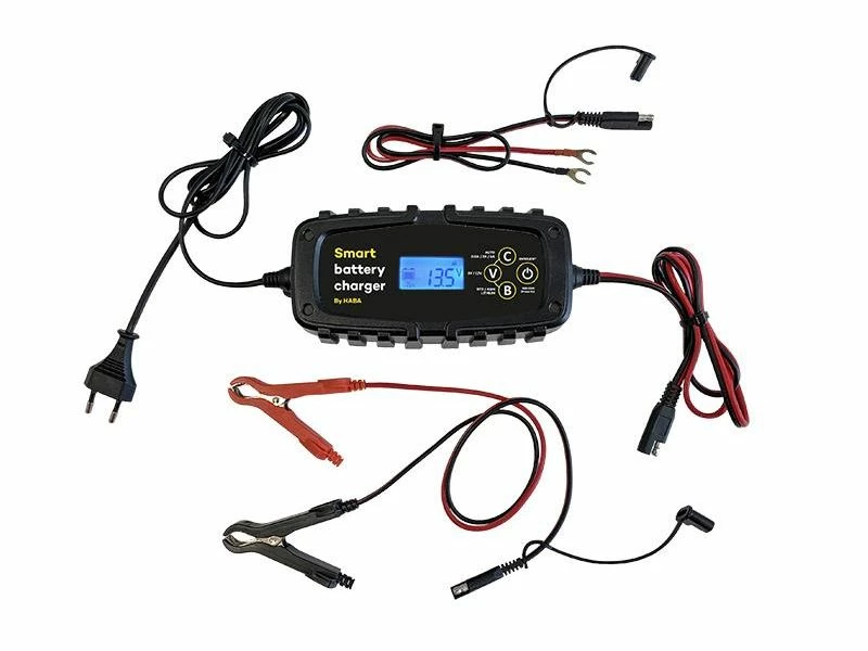 Haba Acculader 12V, 5A En Druppellader 1 Haba Acculader 12V, 5A En Druppellader