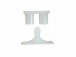 Fjord Outdoor Polysnapper Kunststof Wit à 2 Stuks