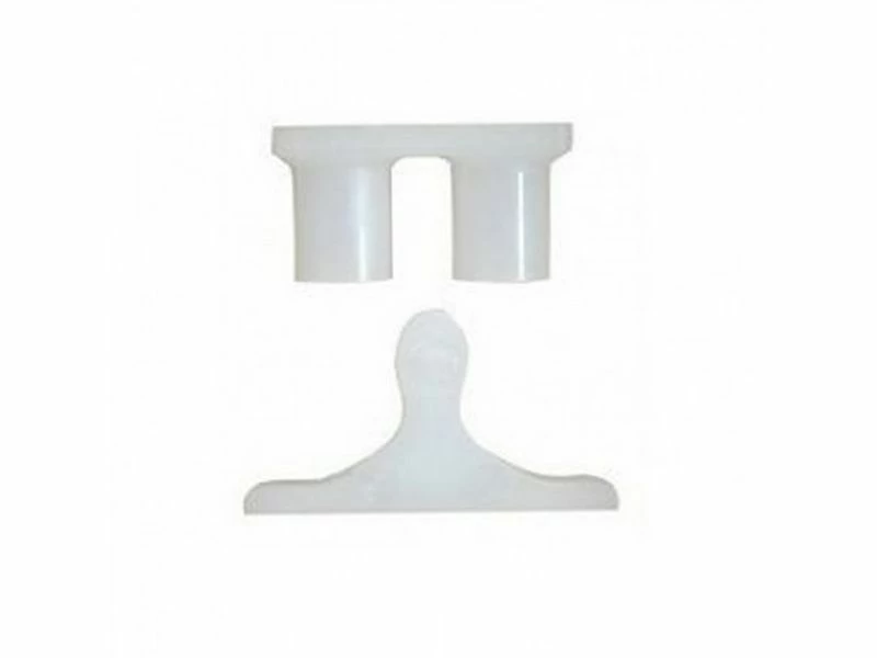 Fjord Outdoor Polysnapper Kunststof Wit à 2 Stuks 1 Fjord Outdoor Polysnapper Kunststof Wit à 2 Stuks