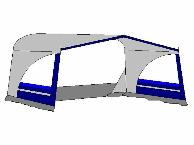 Te Velde Luifel Regenboog 240 Cm Blauw 1 Te Velde Luifel Regenboog 240 Cm Blauw