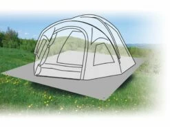 Voorkant -Kampeeruitrusting Verkoop 2024 2 1 eurotrail pvc grondzeil grijs