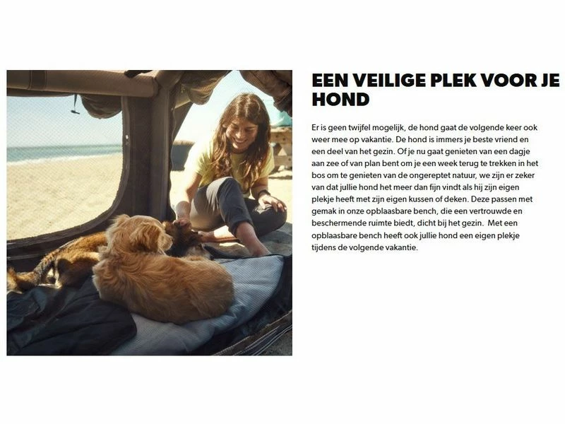 Dometic K9 80 AIR Opblaasbare Bench 5 Dometic K9 80 AIR Opblaasbare Bench - Afbeelding 5