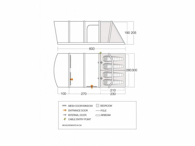 Vango Opblaasbare Tent Aether Air 450 Xl 2 Vango Opblaasbare Tent Aether Air 450 Xl - Afbeelding 2