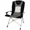 Eurotrail Vouwstoel Lyon Alu Zwart-Grijs