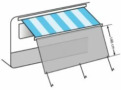 Eurotrail Sunblocker 300 X 140 Cm -Kampeeruitrusting Verkoop 2024 23 3 eurotrail sunblocker 300 x 140 cm etct0025