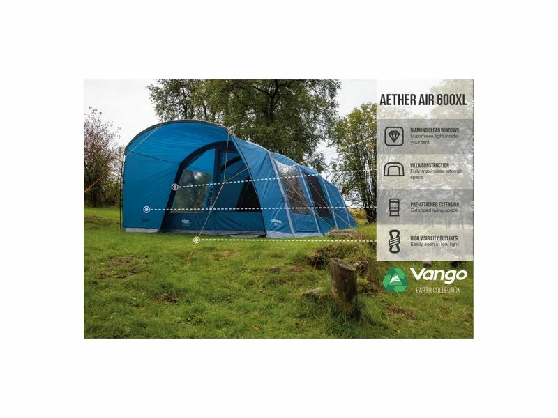 Vango Opblaasbare Tent Aether Air 600 Xl 4 Vango Opblaasbare Tent Aether Air 600 Xl - Afbeelding 4