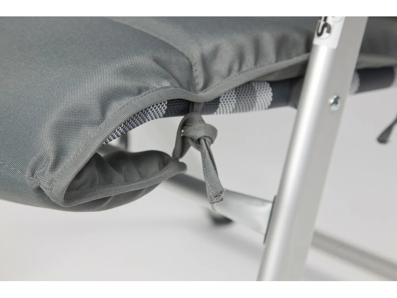 Bo Camp Stoelkussen Luxe Grijs 3 Bo Camp Stoelkussen Luxe Grijs - Afbeelding 3