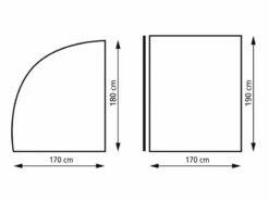 Eurotrail Bike Shelter XL -Kampeeruitrusting Verkoop 2024 26 3 eurotrail bike shelter xl etct0098