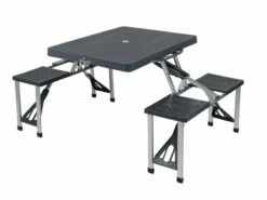 Bo Camp Kampeer-picknicktafel Basic Grijs