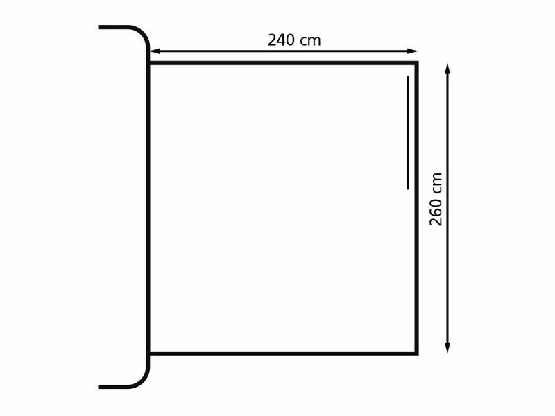 Eurotrail Fjord 260 Bus-camper-luifel Grijs Blauw 2 Eurotrail Fjord 260 Bus-camper-luifel Grijs Blauw - Afbeelding 2