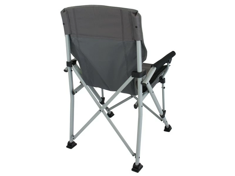 Eurotrail Vouwstoel Bolzano Grijs-Zwart 2 Eurotrail Vouwstoel Bolzano Grijs-Zwart - Afbeelding 2