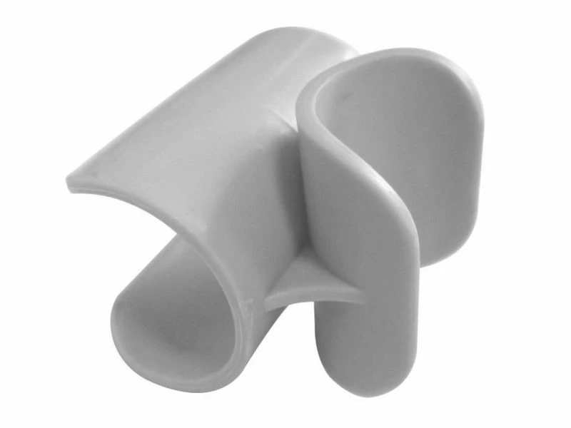 Crespo Clips Voetensteun Kunststof 4 Stuks Grijs 1 Crespo Clips Voetensteun Kunststof 4 Stuks Grijs