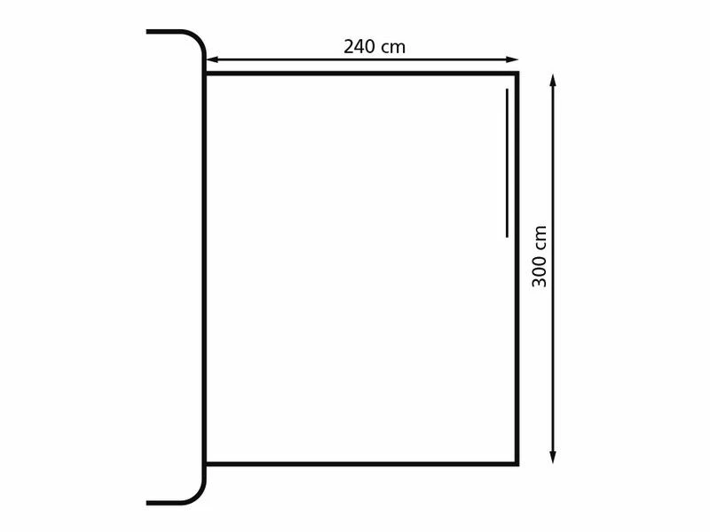 Eurotrail Fjord 300 Bus-camper-luifel Grijs Blauw 2 Eurotrail Fjord 300 Bus-camper-luifel Grijs Blauw - Afbeelding 2