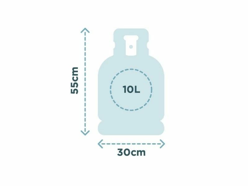 Benegas Comfort Steel Lichtgewicht Stalen Gasfles 9,5 Kilogram Nieuw 2 Benegas Comfort Steel Lichtgewicht Stalen Gasfles 9,5 Kilogram Nieuw - Afbeelding 2