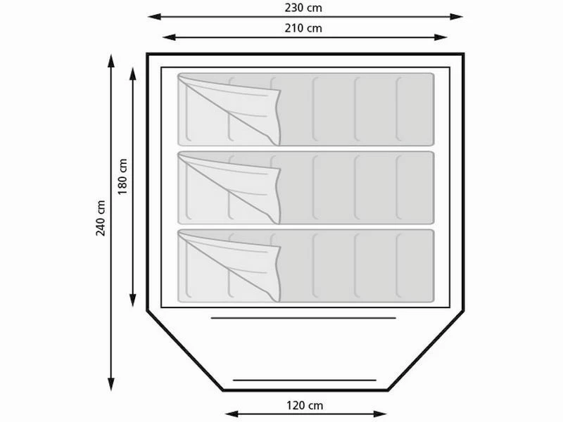 Eurotrail Pop-up Tent Spring 3 4 Eurotrail Pop-up Tent Spring 3 - Afbeelding 4