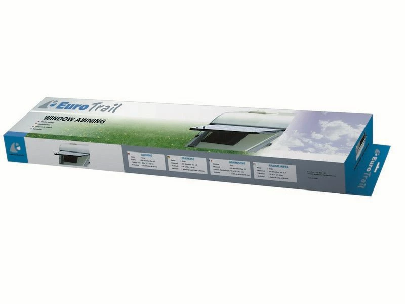 Eurotrail Caravan Raamluifel 170 X 70 Grijs 2 Eurotrail Caravan Raamluifel 170 X 70 Grijs - Afbeelding 2