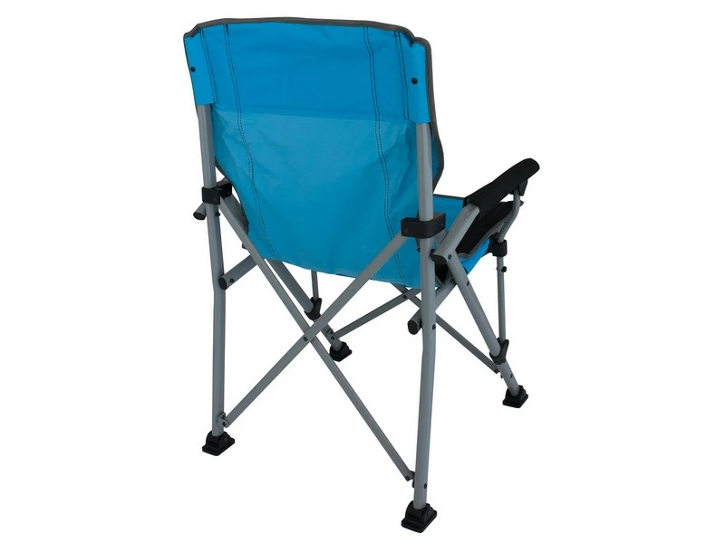 Eurotrail Vouwstoel Bolzano Azure-Zwart 2 Eurotrail Vouwstoel Bolzano Azure-Zwart - Afbeelding 2