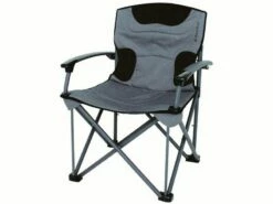 Eurotrail Vouwstoel Darney +150 Staal Grijs-Zwart