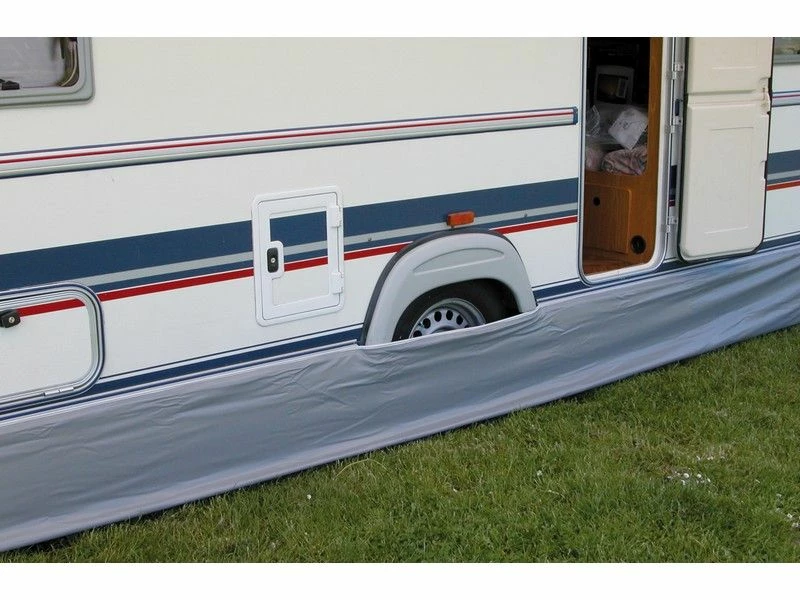 Eurotrail Caravan Tochtstrook Licht Grijs 1 Eurotrail Caravan Tochtstrook Licht Grijs