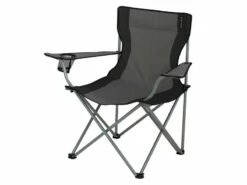 Eurotrail Vouwstoel Lausanne Staal Grijs-Zwart