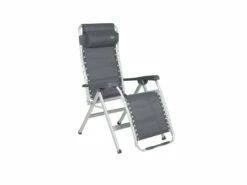 Crespo Kampeer Relax Stoel Al-232 Donker Grijs Kleur 40