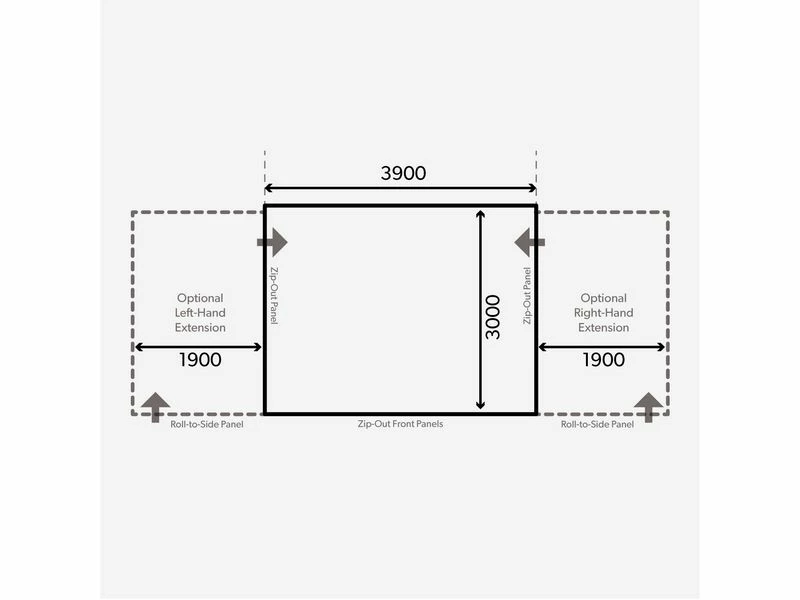 Kampa Dometic Opblaasbare Voortent Grande Air All-season 390 S 2 Kampa Dometic Opblaasbare Voortent Grande Air All-season 390 S - Afbeelding 2