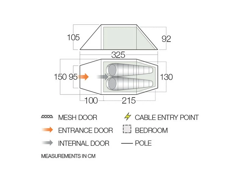 Vango Experience Tent Scafell 200 2 Vango Experience Tent Scafell 200 - Afbeelding 2