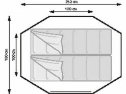 Eurotrail Pop-up Tent Jump 2 -Kampeeruitrusting Verkoop 2024 4 2 eurotrail pop up tent jump 2 ette0451 0204