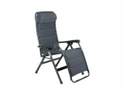 Crespo Kampeer Relaxstoel Ap-232 Air-deluxe Grijs Kleur 86