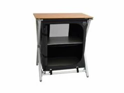 Voorkant -Kampeeruitrusting Verkoop 2024 5 1 defa easy folding bamboe kampeerkast kookkast 75 zonder windscherm 614070381