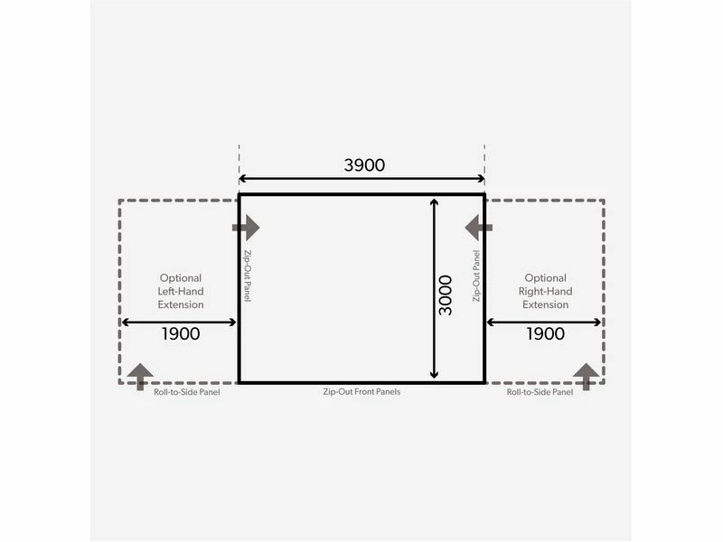 Kampa Dometic Opblaasbare Voortent Grande Air Pro 390 S 2 Kampa Dometic Opblaasbare Voortent Grande Air Pro 390 S - Afbeelding 2