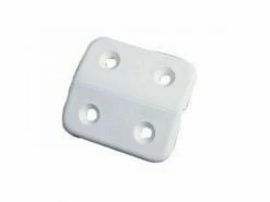 Fjord Outdoor Scharnier Wit Kunststof à 4 St.