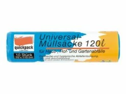 Vuilniszakken - Camping Universeel - 120 Liter - 10 Stuks