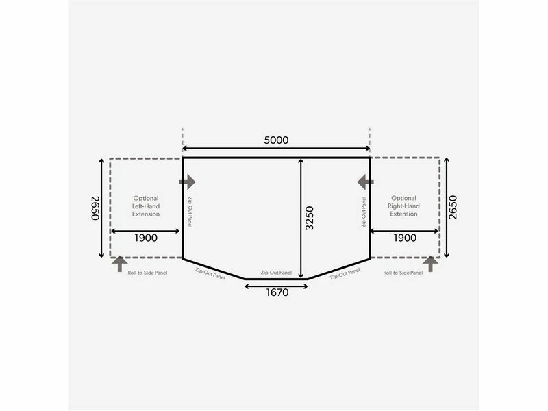 Kampa Dometic Opblaasbare Voortent Ace Air Pro 500 S 2 Kampa Dometic Opblaasbare Voortent Ace Air Pro 500 S - Afbeelding 2