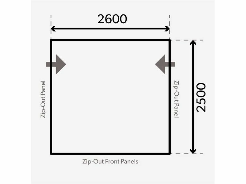 Kampa Dometic Opblaasbare Voortent Rally Air Pro 260 M 2 Kampa Dometic Opblaasbare Voortent Rally Air Pro 260 M - Afbeelding 2