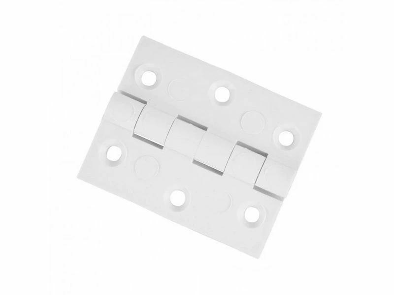 MPK Kunststof Scharnier. Wit. Afm. 50x50mm. 1 MPK Kunststof Scharnier. Wit. Afm. 50x50mm.