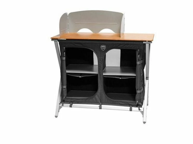 Defa Easy Folding Bamboe Kampeerkast Kookkast 100 1 Defa Easy Folding Bamboe Kampeerkast Kookkast 100