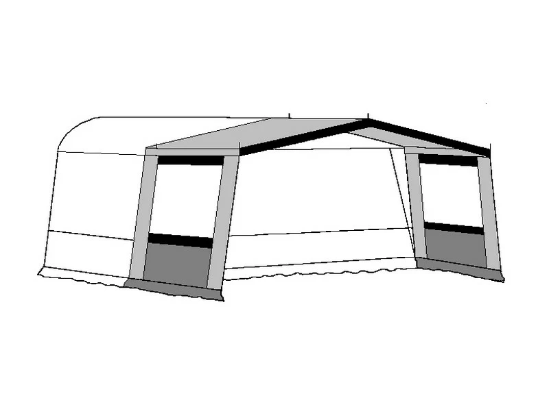 Te Velde Hele Luifel Voor Voortent 240 Cm. Antraciet Season 1 Te Velde Hele Luifel Voor Voortent 240 Cm. Antraciet Season