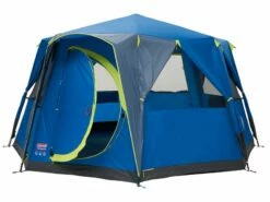 Coleman Familie Tent Octagon Blue-lime -Kampeeruitrusting Verkoop 2024 64 2 coleman familie tent octagon blue lime 2000035750