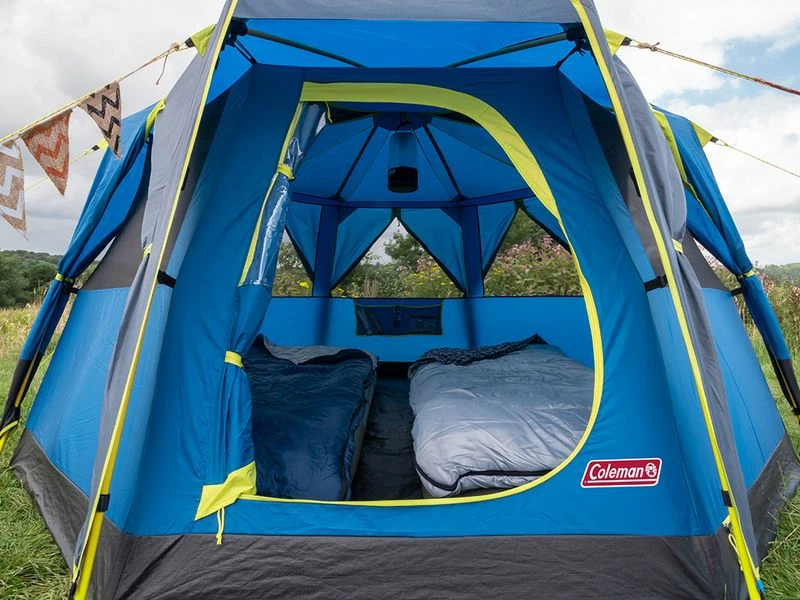 Coleman Familie Tent Octago Blue-lime 4 Coleman Familie Tent Octago Blue-lime - Afbeelding 4